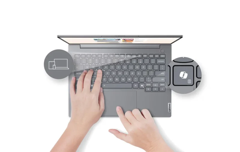 Lenovo ThinkBook 14 Gen 8 - 14" FHD / Ultra 7 255H / 8GB / 512GB (NVMe PCIe 4.0 SSD) / DOS / 1YW - Laptop - Image 8