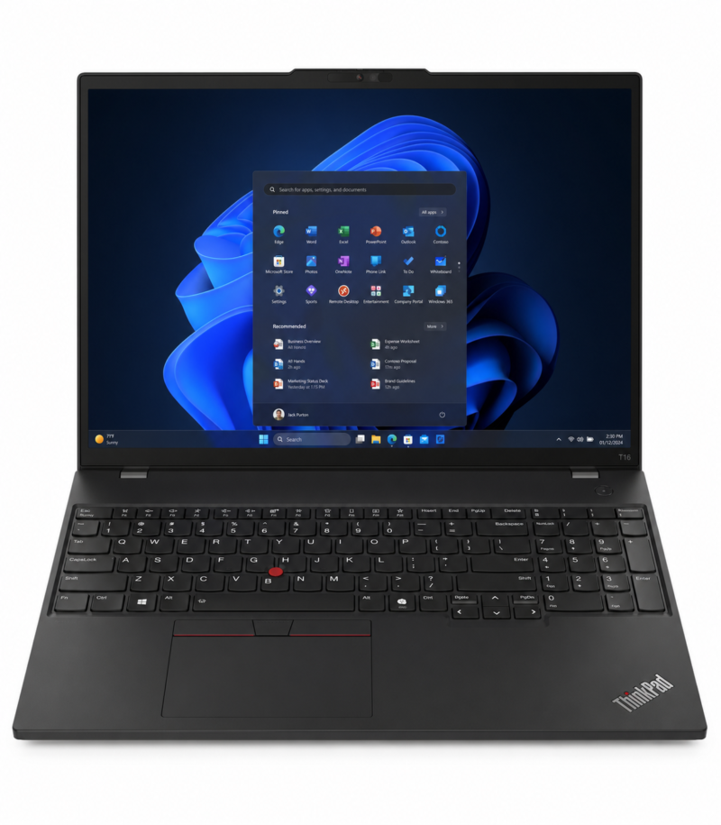 Lenovo ThinkPad T16 Gen 4 AI PC - 16.0" WUXGA / Ultra 7 258V / 32GB / 512GB (NVMe M.2 SSD) / AI Boost Up to 12 TOPS / DOS / 3YW / Arabic/English / Black - Laptop