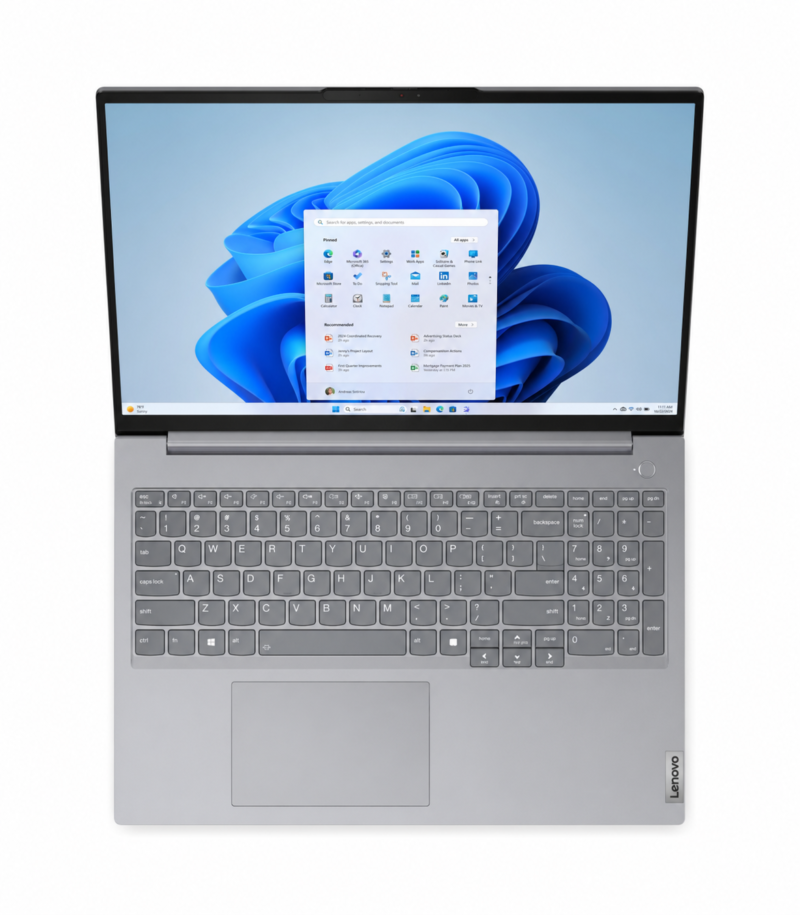 Lenovo ThinkBook 16 G8 AIL - 16" WUXGA / Ultra 7 255H / 16GB / 512GB (NVMe M.2 SSD) / DOS (Without OS) / 1YW / With Lenovo 15.6" Casual Toploader - Image 5