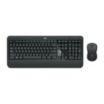 Logitech MK540 Advanced Wireless Combo - 2.40GHz / Up to 10m / USB Wireless Receiver / Arb/Eng / Black - Keyboard & Mouse Combo