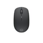 Dell WM126 Wireless Mouse, Optical, 1000 DPI, 3 Buttons,12 months runtime, AA battery, USB receiver, USB Type-A, RF Interface, scrolling wheel, Plug and Play, Black, 0.12 lb