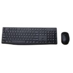 HP CS10 Wireless Keyboard and Mouse - 2.40GHz / Up to 10m / USB Wireless Receiver / Arb/Eng / Black - Keyboard & Mouse Combo