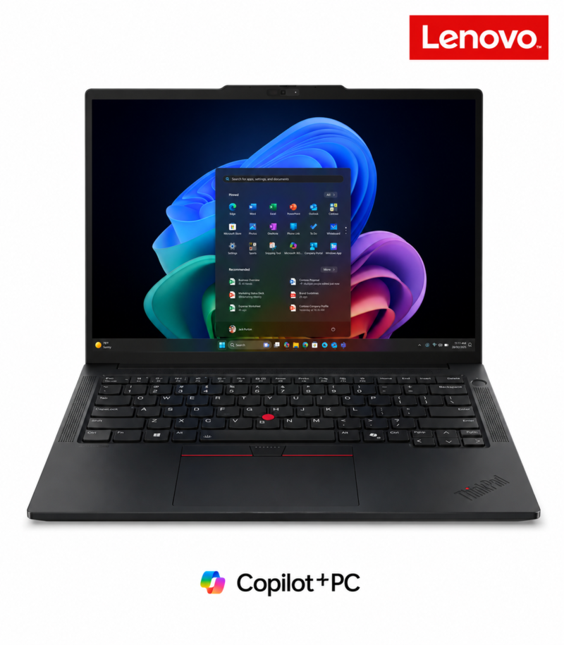 Lenovo ThinkPad E14 Gen 7 Copilot+ PC - 14.0" WUXGA / Ultra 7 258V / 32GB / 512GB (NVMe M.2 SSD) / AI Boost, up to 47 TOPS / 1YW / Black - Laptop